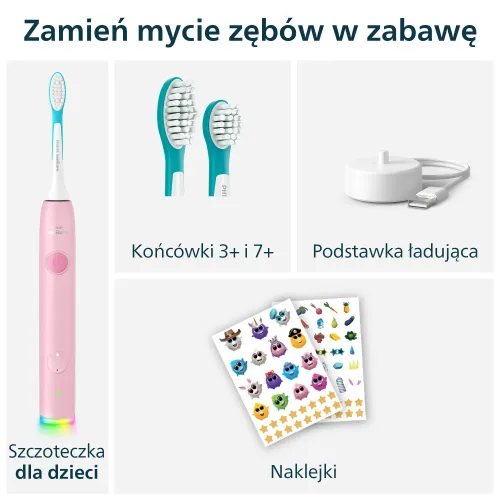 Szczoteczka soniczna dla dzieci Philips Sonicare for Kids HX6600/11