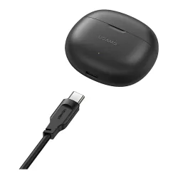 Słuchawki bezprzewodowe USAMS Rhymbo TWS Douszne Bluetooth 5.3 Czarny