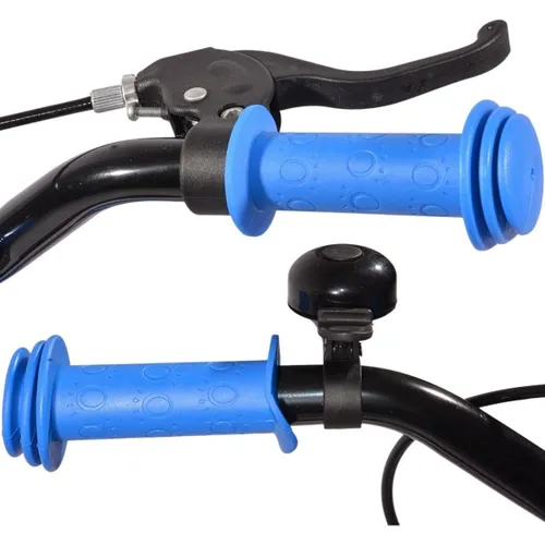 Rower dziecięcy ENERO EM-1057 18 cali dla chłopca Czarno-niebieski