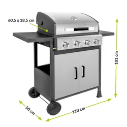Grill gazowy BRENNER BR-G4N