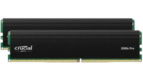 Pamięć RAM Crucial Pro DDR4 64GB (2 x32GB) 3200 CL22 Czarny