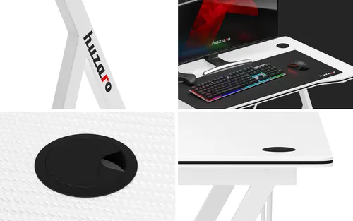 Biurko gamingowe HUZARO Hero 1.4 Biały