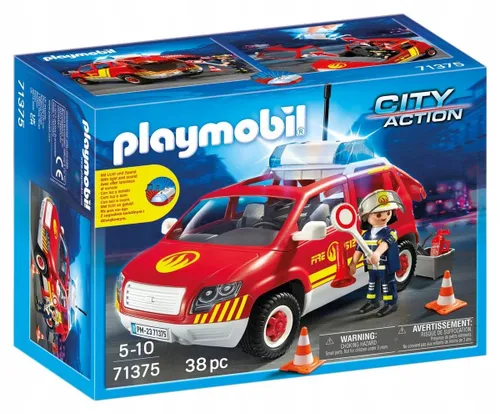 Набор фигурок Playmobil City Action 71375 Машина начальника пожарной охраны