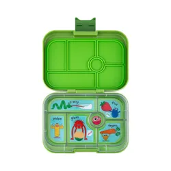 Okul için öğle Yemeği Kutusu Yumbox Original-matcha green / komik canavarlar tepsisi