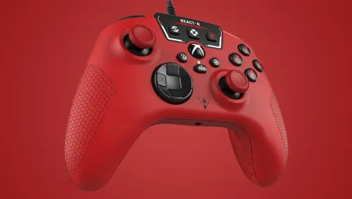Pad Turtle Beach React-R do Xbox Series X/S, Xbox One, PC Przewodowy Czerwony