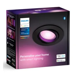 Oświetlenie punktowe Philips Hue White and Color Ambiance Centura 1szt. Czarny