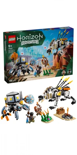 LEGO Klocki Horizon 77037 Aloy i Varl kontra krabołaz i piłoząb