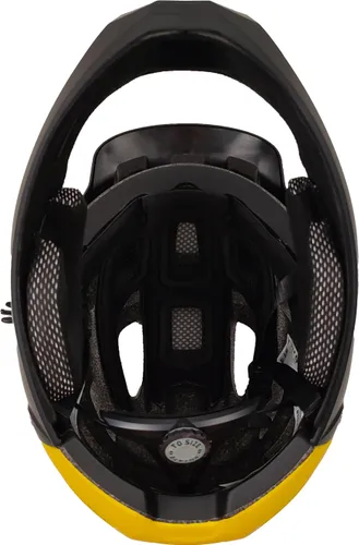 Kask XRIDER XRFH002M Czarno-żółty Full Face z odkręcaną szczęką (rozmiar M)