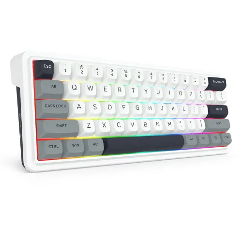 Klawiatura mechaniczna Redragon Draconic V2 K730WGP-RGB-PRO Biało-szary