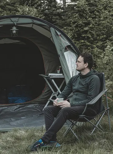 Krzesło składane Easy Camp Spruce Arm Chair - olivine