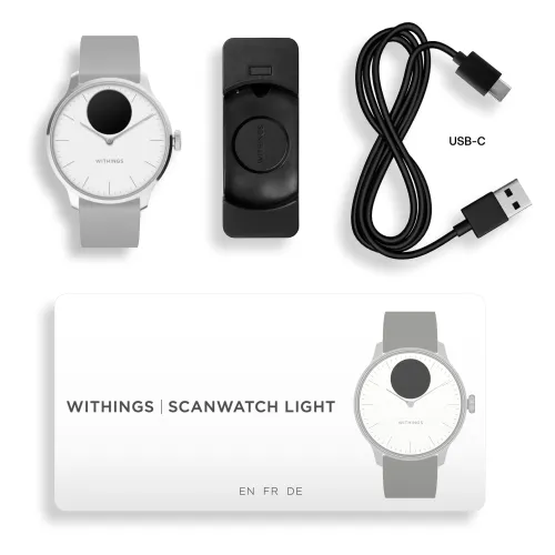 Smartwatch Withings ScanWatch Light 37mm Белый