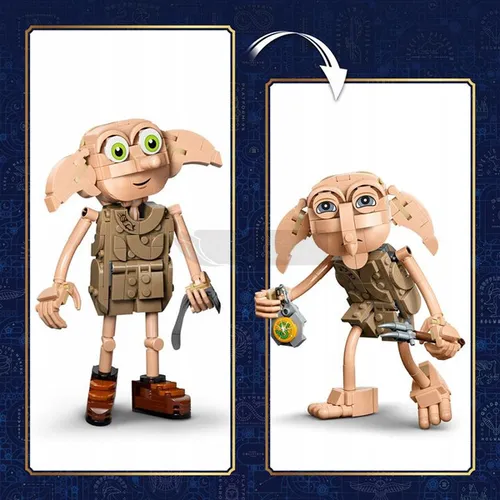 LEGO Harry Potter 76469 Wolny skrzat Zgredek, zestaw klocków 8+