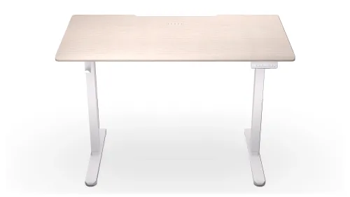 Biurko Endorfy Atlas S Electric Light Wood 114cm Regulacja wysokości Jasne drewno