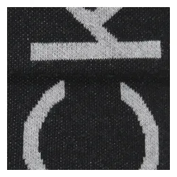 Calvin Klein eșarfă Logo Reverso Tonal eșarfă 40x180 K60K611117 CK Negru BAX