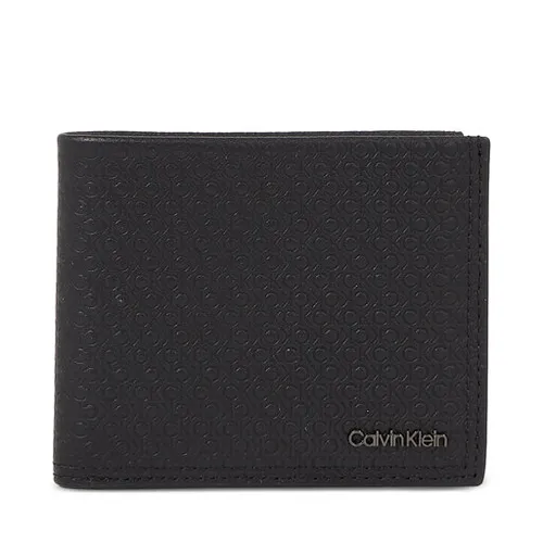 Мужской кошелек Calvin Klein Minimalism Bifold 6cc с Биллом K50K510894 Black / Tonal Mono 01O