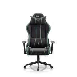 Fotel Diablo Chairs X-One 2.0 Small Forest Green Gamingowy do 90kg Tkanina Czarno-Zielony