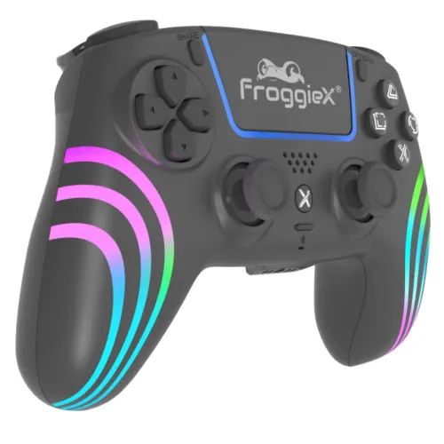Pad FroggieX FX-P5-GP1-B do PS5 Bezprzewodowy Czarny