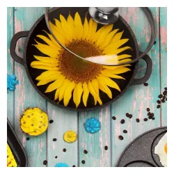 Patelnia granitowa nieprzywierająca z pokrywką GRANDE GRANITE PAN 24 cm