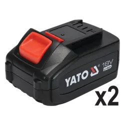 Szlifierka kątowa Yato YT-828295 2x4.0Ah