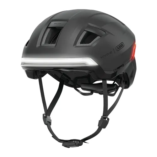 Kask rowerowy z kierunkowskazami ABUS Hyp-E volcano titan