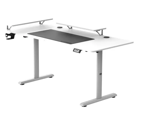 Biurko Ultradesk HIGHLANDER XXL 160cm Regulacja wysokości Biały