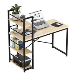 Biurko gamingowe MARK ADLER Leader 4.0 Brązowo-czarny