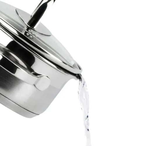 Garnek ze stali nierdzewnej z pokrywką SSW COMFORT 1 l