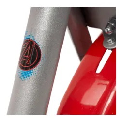 Rower dziecięcy HUFFY Marvel Avengers 14 cali dla chłopca Srebrny