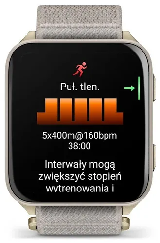 Smartwatch GARMIN Venu X1 Złoto-szary