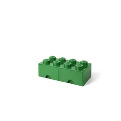 Lego 40061734 Pojemnik na klocki z szufladami 4x2 zielony