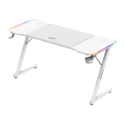 Biurko gamingowe HUZARO Hero 3.3 RGB Biały