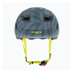 Kask rowerowy dziecięcy MET Hooray blue zebra matt