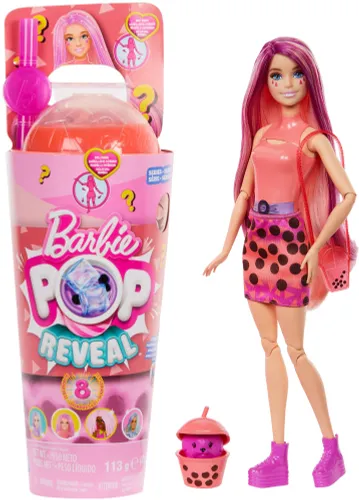 Lalka Barbie Pop Reveal Bubble Tea Mango HTJ22