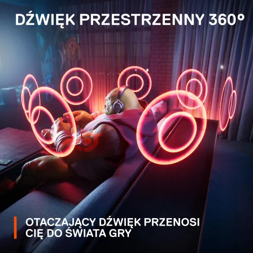 Słuchawki bezprzewodowe z mikrofonem SteelSeries Arctis Nova 7X Wireless Nauszne Czarny