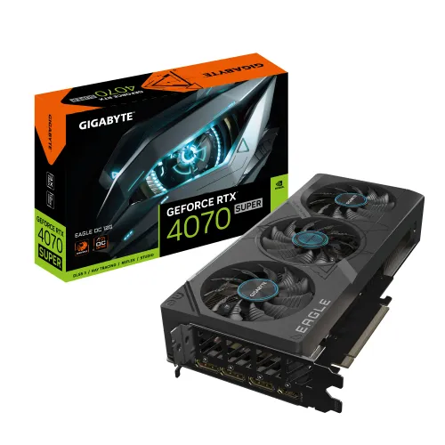 Karta graficzna Gigabyte GeForce RTX 4070 Super EAGLE OC 12GB GDDR6X 192bit DLSS