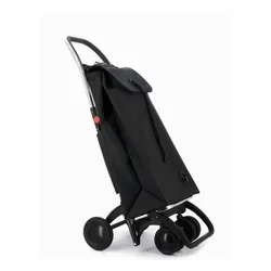 Coș de cumpărături Rolser I-MAX TWEED Folding-black