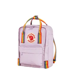 Fjallraven Kanken Gökkuşağı Mini pastel lavender sırt çantası / gökkuşağı deseni