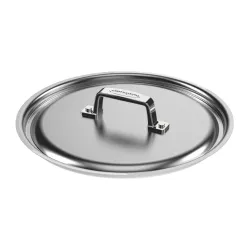 DEMEYERE Black 5 24 cm - patelnia ze stali nierdzewnej z dwoma uchwytami i pokrywką