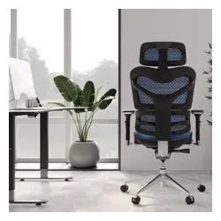 Fotel DIABLO CHAIRS V-Commander Czarno-niebieski