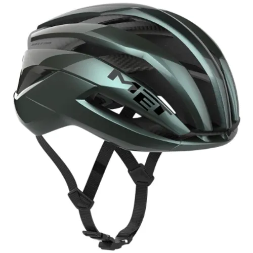 Kask rowerowy MET Trenta 3K Carbon MIPS hyper teal glossy - M