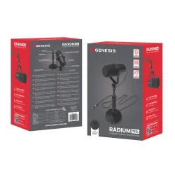 Mikrofon Genesis Radium 750D Przewodowy Dynamiczny Czarny