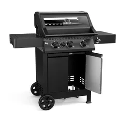 Grill gazowy KOLER Krone Compact Czarny 15.5 kW 60 x 46 cm