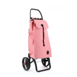 Wózek na zakupy 2 duże koła składany Rolser I-Max TWEED 2LRSG - coral