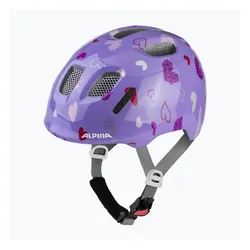 Kask rowerowy dziecięcy Alpina Ximo 2 Jr purple hearts gloss