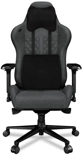 Fotel YUMISU 2050 Ciemnoszaro-czarny