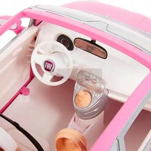 BARBIE AUTO FIAT 500 KABRIOLET SAMOCHÓD DLA LALEK Barbie zestaw z lalką HRG59