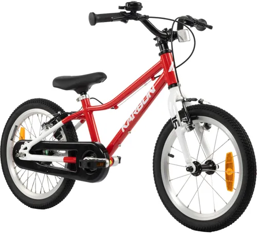 Rower dziecięcy KARBON Superlight Automatic 16 cali dla chłopca Czerwony