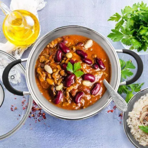 Garnek ze stali nierdzewnej z pokrywką DALIE STEEL 2,6 l