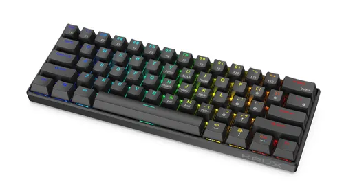 Klawiatura mechaniczna Krux Neo PRO RGB Wireless - Gateron Yellow