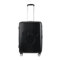 Walizka średnia poszerzana Samsonite Mickey Pixel - black